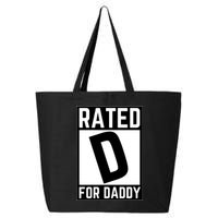 Rated D For Daddy 25L Jumbo Tote