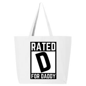 Rated D For Daddy 25L Jumbo Tote