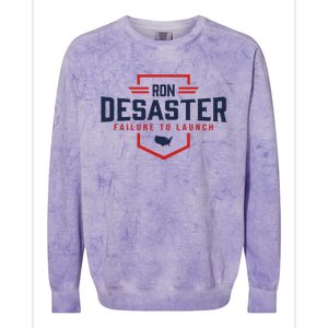 Ron DeSaster Failure To Launch Ron DeSantis For President 2024 Colorblast Crewneck Sweatshirt