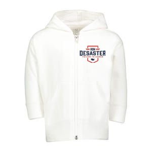 Ron DeSaster Failure To Launch Ron DeSantis For President 2024 Toddler Zip Fleece Hoodie