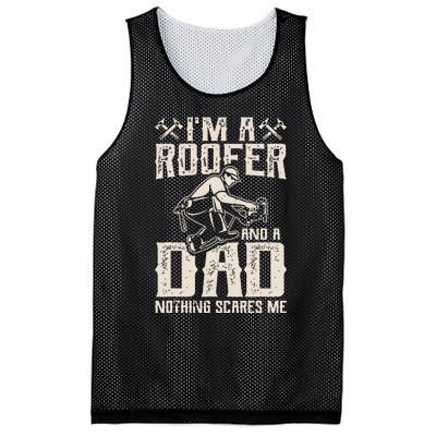 Roofer Dad Funny Roofing Novelty Mesh Reversible Basketball Jersey Tank