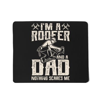 Roofer Dad Funny Roofing Novelty Mousepad