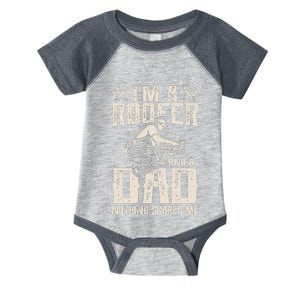 Roofer Dad Funny Roofing Novelty Infant Baby Jersey Bodysuit