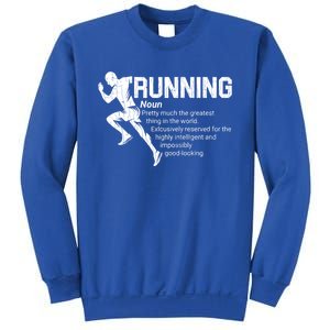 Running Definition Funny Marathon Runner Graphic Gift Sweatshirt