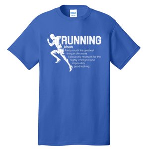 Running Definition Funny Marathon Runner Graphic Gift Tall T-Shirt