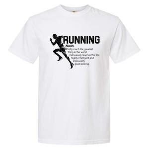 Running Definition Funny Marathon Runner Graphic Gift Garment-Dyed Heavyweight T-Shirt