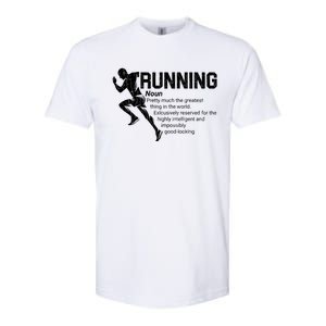 Running Definition Funny Marathon Runner Graphic Gift Softstyle CVC T-Shirt