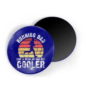 Running Dad FatherS Day Marathon Fitness Design Gift Magnet