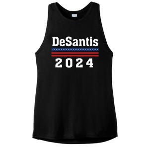 Ron DeSantis for President 2024 Election Proud Republican Ladies PosiCharge Tri-Blend Wicking Tank