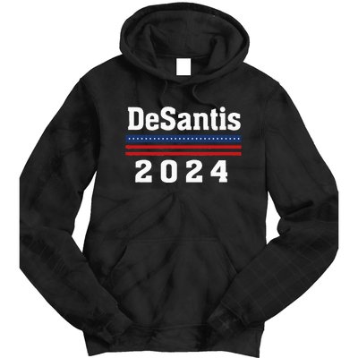 Ron DeSantis for President 2024 Election Proud Republican Tie Dye Hoodie