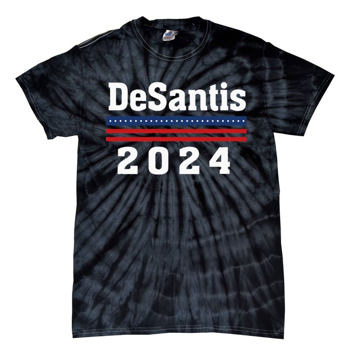 Ron DeSantis for President 2024 Election Proud Republican Tie-Dye T-Shirt