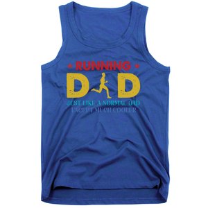 Running Dad Funny Marathon Runner FatherS Day Gift Tank Top