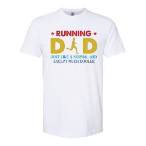 Running Dad Funny Marathon Runner FatherS Day Gift Softstyle CVC T-Shirt