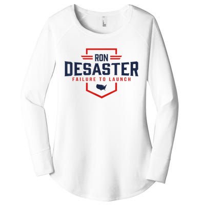 Ron DeSaster Failure To Launch Ron DeSantis For President 2024 Women's Perfect Tri Tunic Long Sleeve Shirt