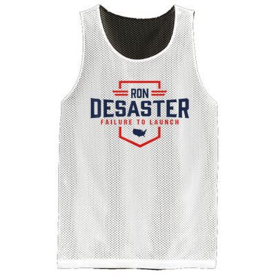 Ron DeSaster Failure To Launch Ron DeSantis For President 2024 Mesh Reversible Basketball Jersey Tank