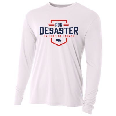 Ron DeSaster Failure To Launch Ron DeSantis For President 2024 Cooling Performance Long Sleeve Crew