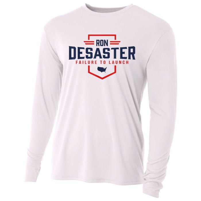 Ron DeSaster Failure To Launch Ron DeSantis For President 2024 Cooling Performance Long Sleeve Crew