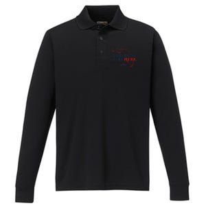 Ron DeSantis Freedom Lives Here Don't Tread On Florida 2022 Performance Long Sleeve Polo