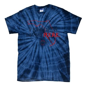 Ron DeSantis Freedom Lives Here Don't Tread On Florida 2022 Tie-Dye T-Shirt