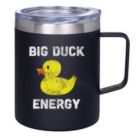 Rubber Ducky, Funny Meme, Big Duck Energy 12oz Stainless Steel Coffee Mug