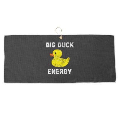Rubber Ducky, Funny Meme, Big Duck Energy Large Microfiber Waffle Golf Towel