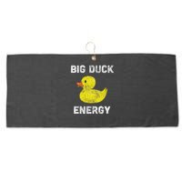 Rubber Ducky, Funny Meme, Big Duck Energy Large Microfiber Waffle Golf Towel
