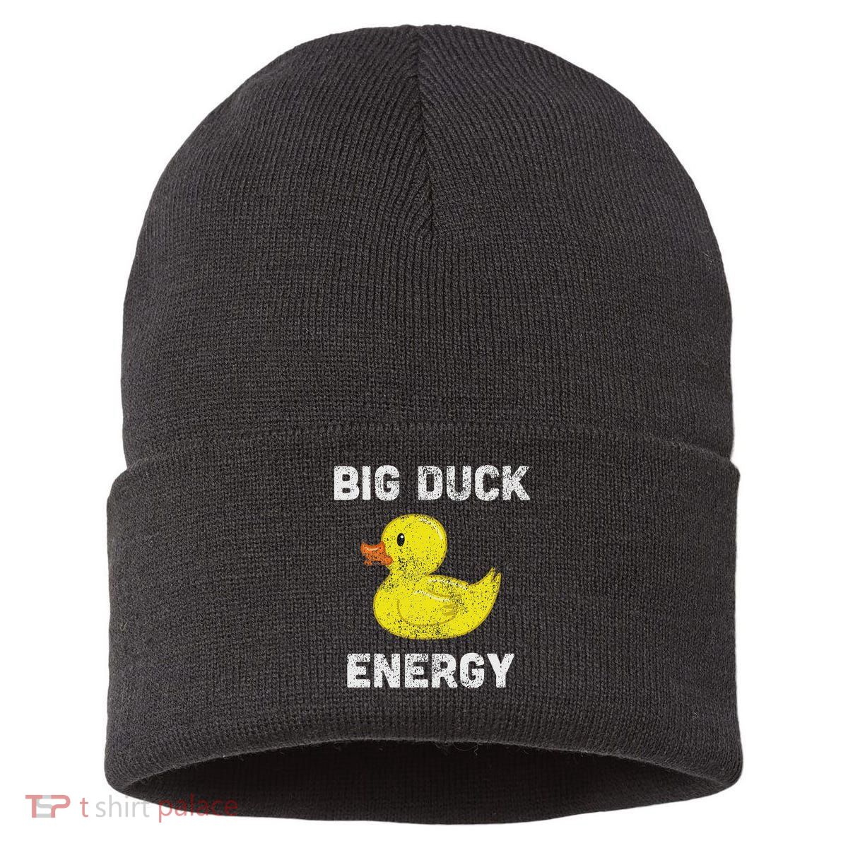 Rubber Ducky, Funny Meme, Big Duck Energy Sustainable Knit Beanie