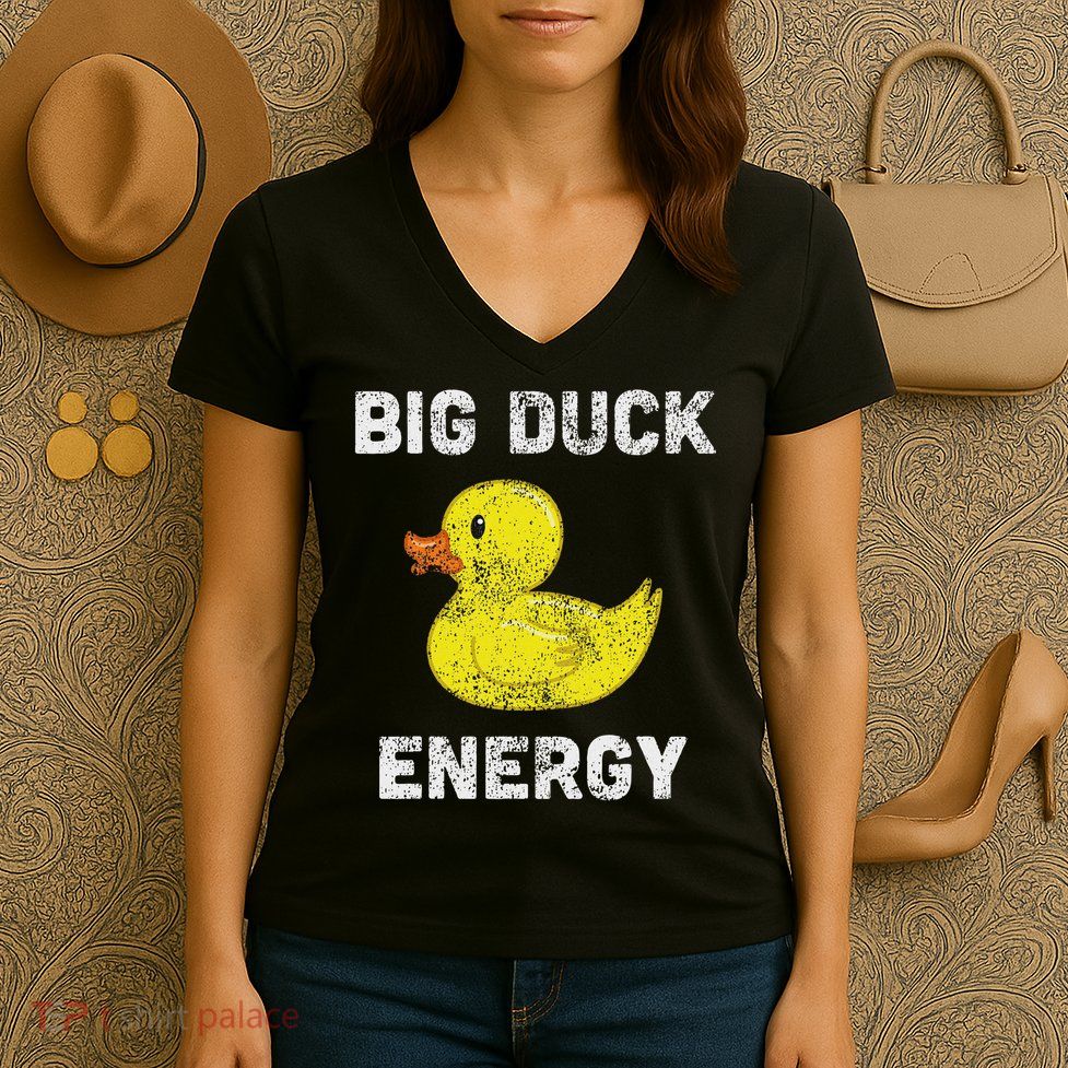 Rubber Ducky, Funny Meme, Big Duck Energy Women's V-Neck T-Shirt