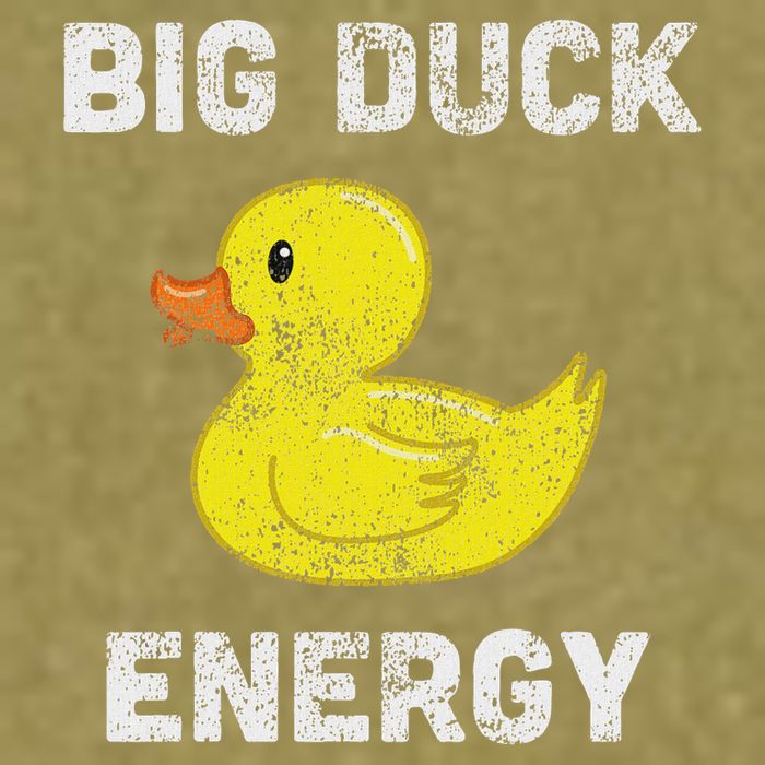 Rubber Ducky, Funny Meme, Big Duck Energy Garment-Dyed Women's Muscle Tee
