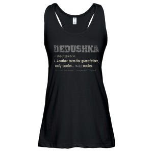 Russian Dedushka Funny Definition Grandpa Gift Ladies Essential Flowy Tank