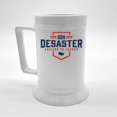 Ron DeSaster Failure To Launch Ron DeSantis For President 2024 Beer Stein