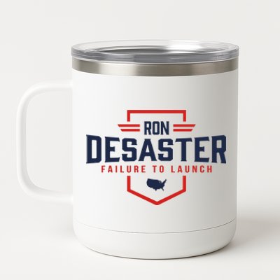 Ron DeSaster Failure To Launch Ron DeSantis For President 2024 12 oz Stainless Steel Tumbler Cup