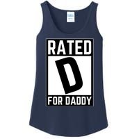 Rated D For Daddy Ladies Essential Tank