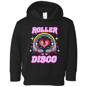 Roller Disco For 70s Party Toddler Hoodie