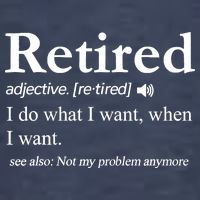 Retired Definition Funny Retirement Gag Gift Vector Backpack