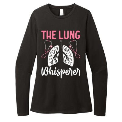 Rt Doctor Funny Respiratory Therapist The Lung Whisperer Womens CVC Long Sleeve Shirt