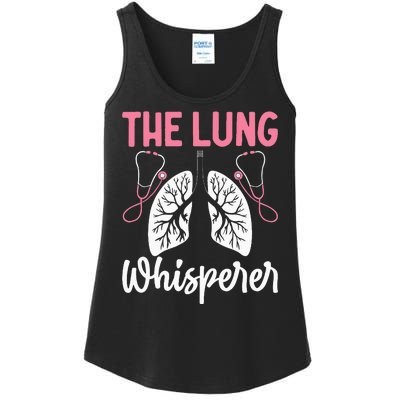 Rt Doctor Funny Respiratory Therapist The Lung Whisperer Ladies Essential Tank