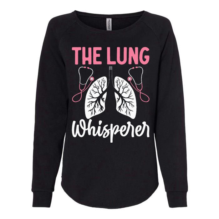 Rt Doctor Funny Respiratory Therapist The Lung Whisperer Womens California Wash Sweatshirt