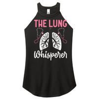 Rt Doctor Funny Respiratory Therapist The Lung Whisperer Women's Perfect Tri Rocker Tank