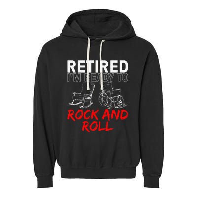 Retirement Design For Retired Women Retirement Garment-Dyed Fleece Hoodie