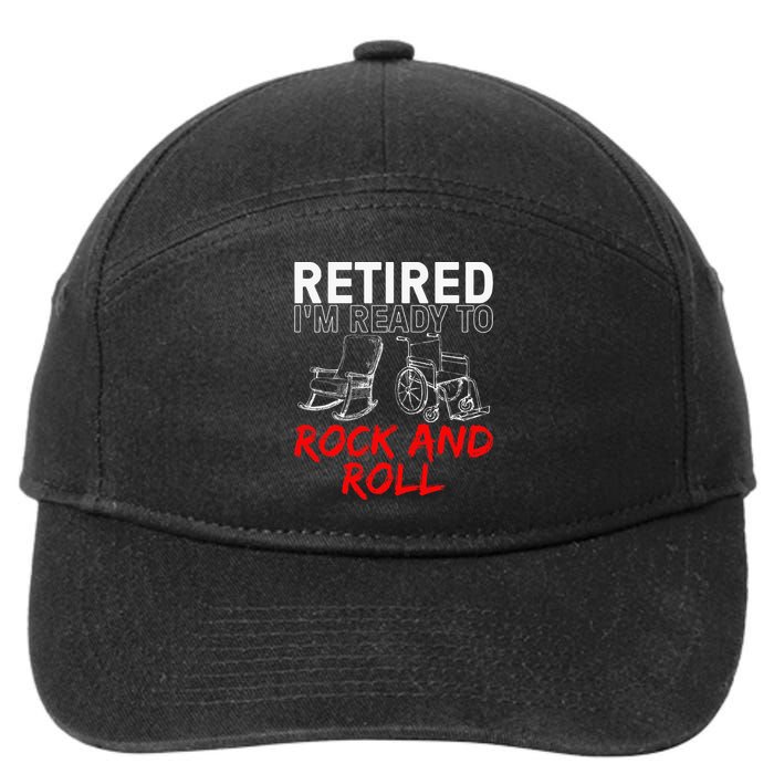 Retirement Design For Retired Women Retirement 7-Panel Snapback Hat