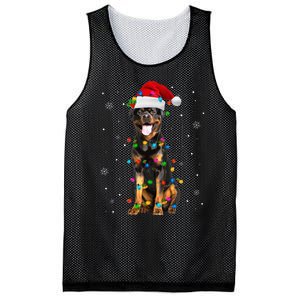 Rottweiler Dog Family Matching Santa Rottweiler Christmas Mesh Reversible Basketball Jersey Tank