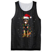 Rottweiler Dog Family Matching Santa Rottweiler Christmas Mesh Reversible Basketball Jersey Tank