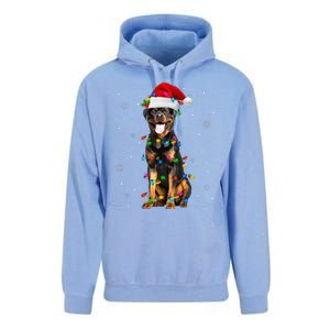 Rottweiler Dog Family Matching Santa Rottweiler Christmas Unisex Surf Hoodie