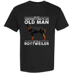 Rottweiler Designs For Dad Grandpa Rottie Lovers Garment-Dyed Heavyweight T-Shirt