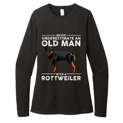 Rottweiler Designs For Dad Grandpa Rottie Lovers Womens CVC Long Sleeve Shirt