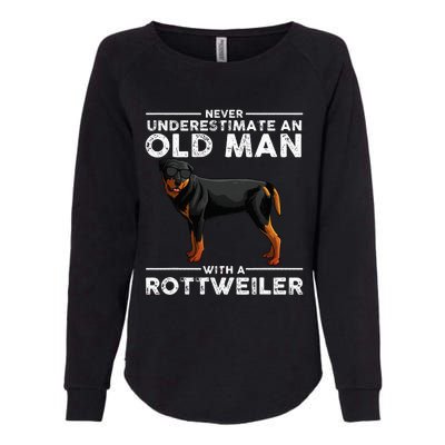 Rottweiler Designs For Dad Grandpa Rottie Lovers Womens California Wash Sweatshirt