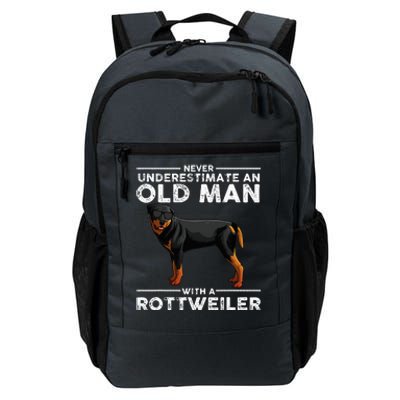 Rottweiler Designs For Dad Grandpa Rottie Lovers Daily Commute Backpack