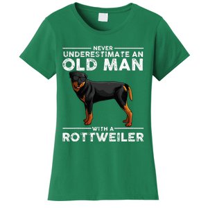 Rottweiler Designs For Dad Grandpa Rottie Lovers Women's T-Shirt