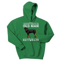 Rottweiler Designs For Dad Grandpa Rottie Lovers Kids Hoodie